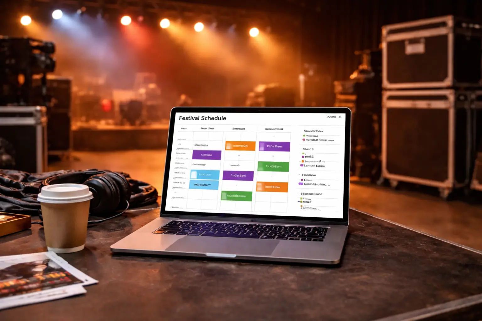 Festival Planning for Small Music Venues